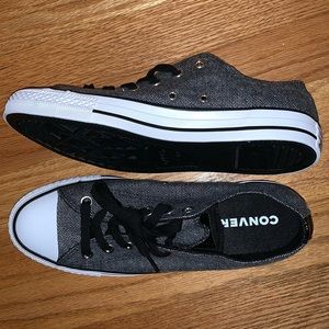 NWOT Grey converse